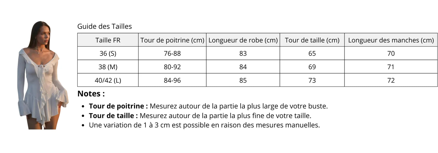 Robe d'été Courte