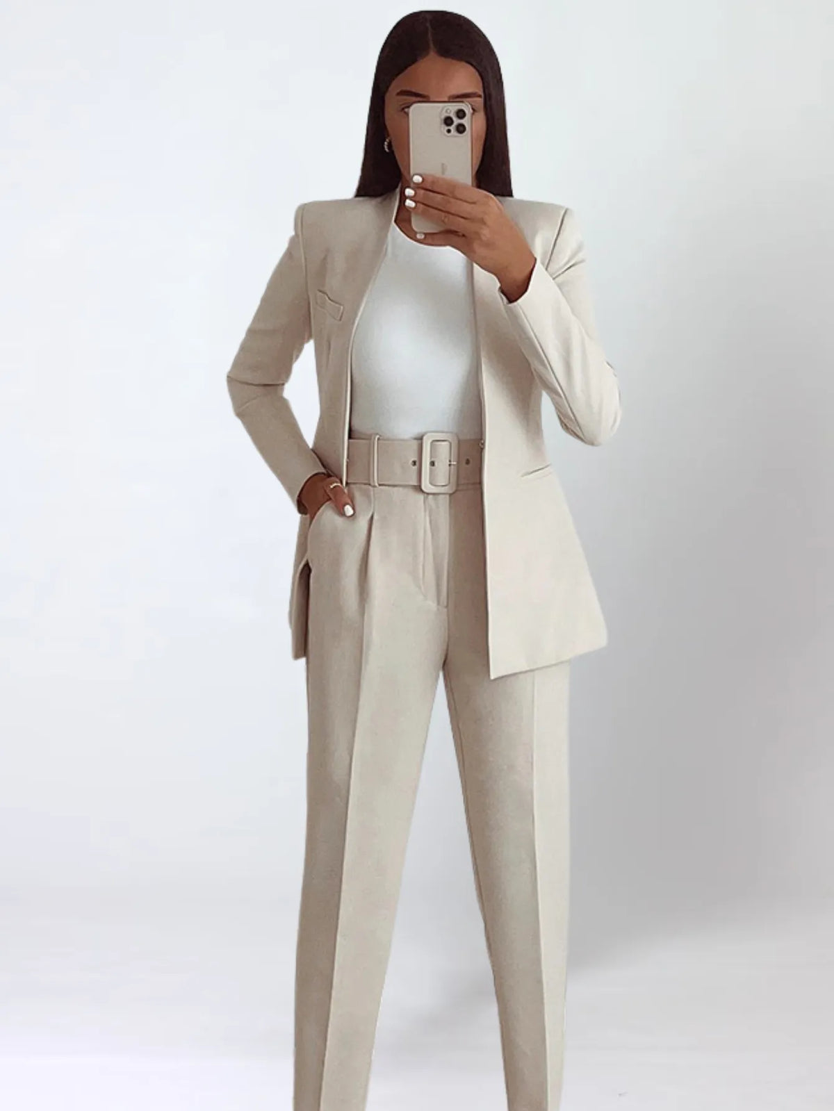 Blazer et Pantalon Tailleur Vintage Bureau