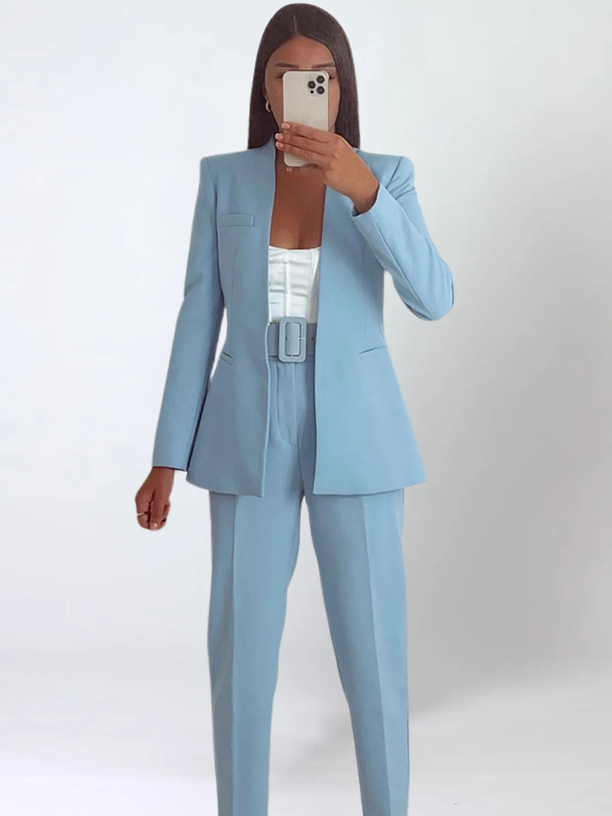 Blazer et Pantalon Tailleur Vintage Bureau